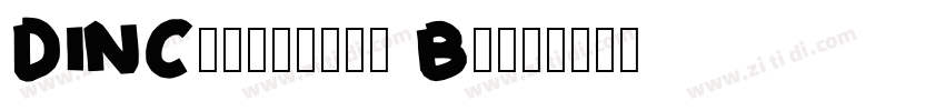DINCondensrd Bold字体转换
